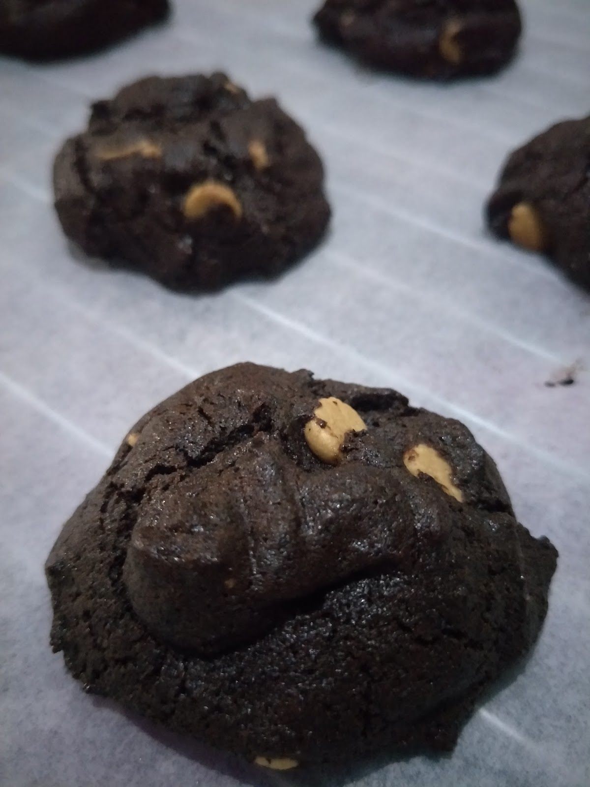 Mia Bakes Chocolate Wholegrain Buckwheat Peanut Butter Chip Cookies