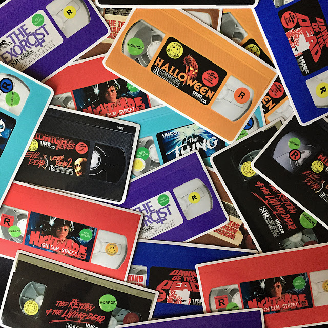 The Horrors Of Halloween Horror Vhs Stickers By Vinyl