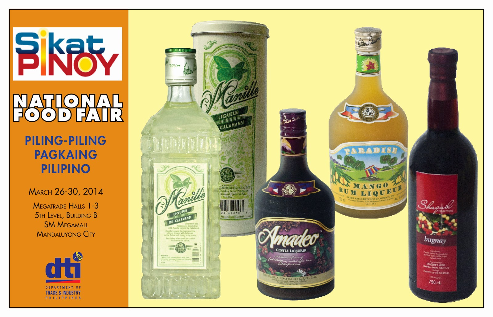 Philippine fruit liquer and wines at Sikat Pinoy National Food Fair 2014
