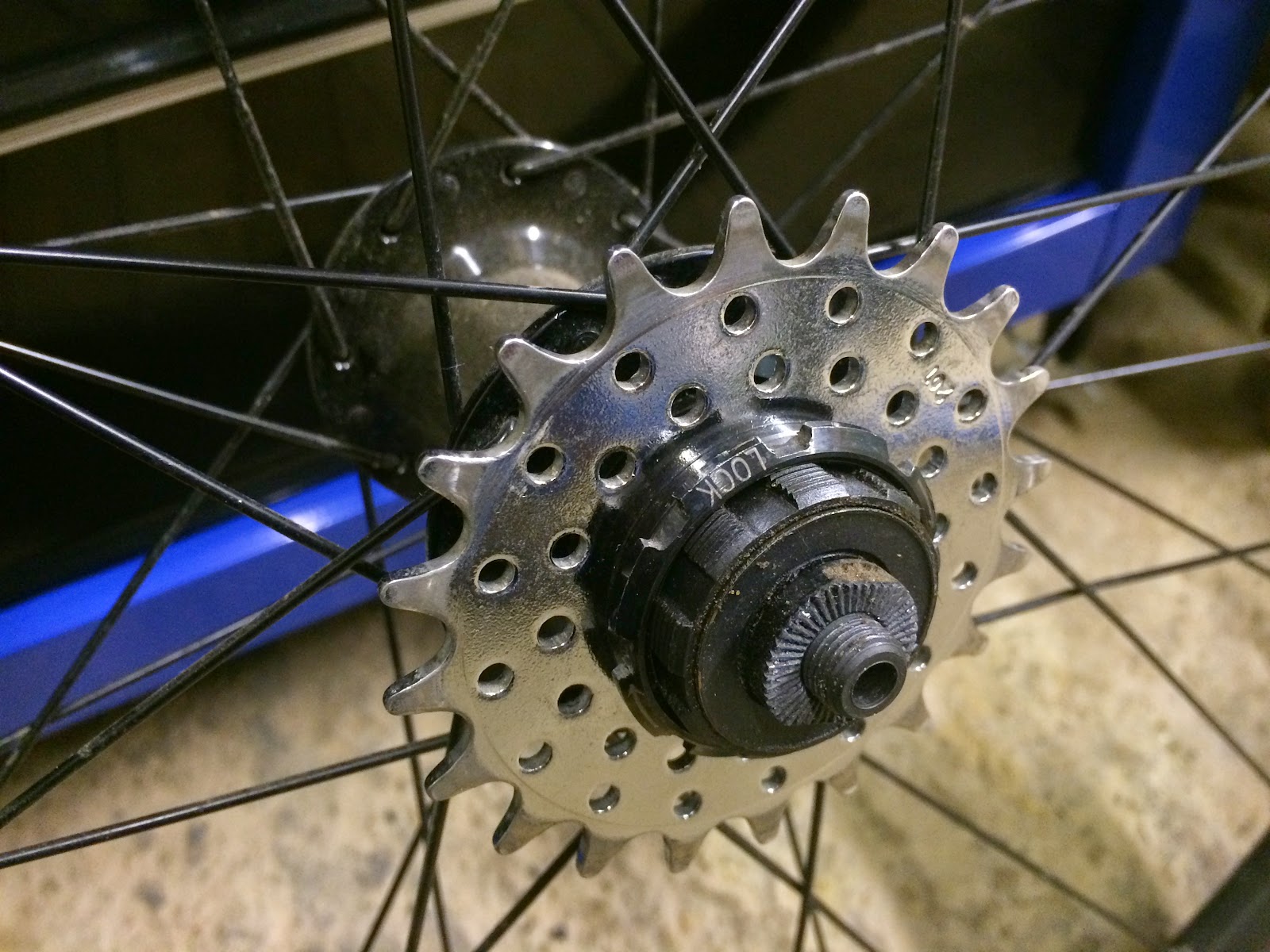 Simply Seanie Changing the cog on a Cannondale 29er single speed