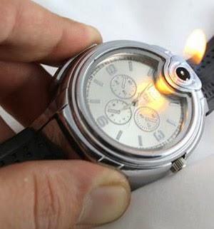 jam tangan korek api lighter watch