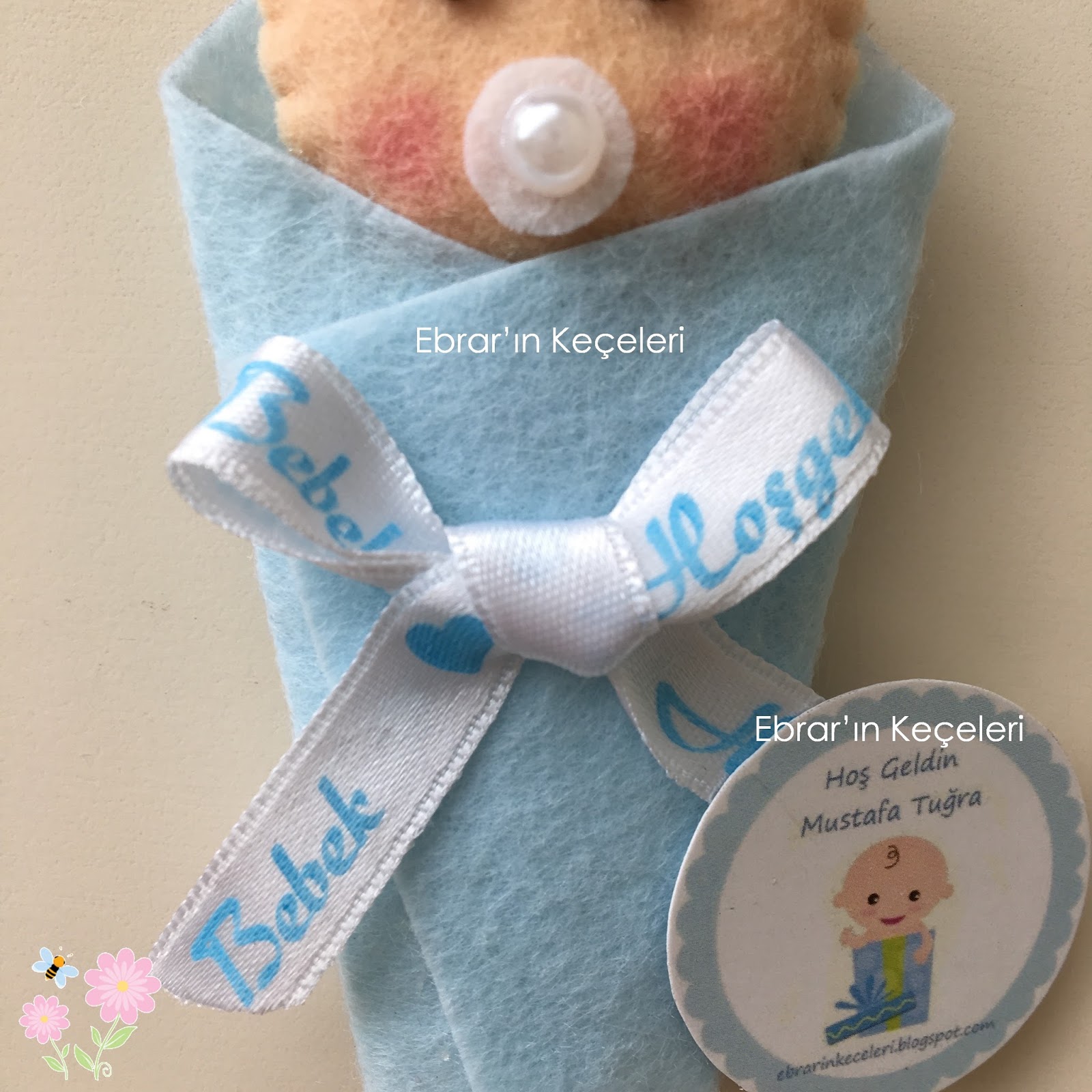 Ebrar�ın Keçeleri Keçe Tasarım Ürünleri Mustafa Tuğra Bebeğin