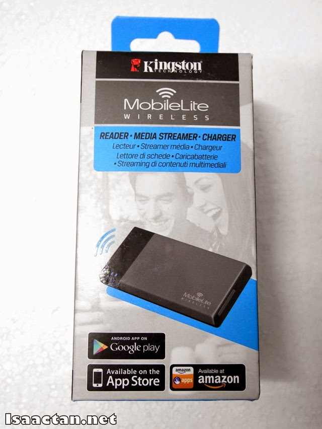 The simple packaging of Kingston's Mobilite Wireless The simple packaging of Kingston's Mobilite Wireless