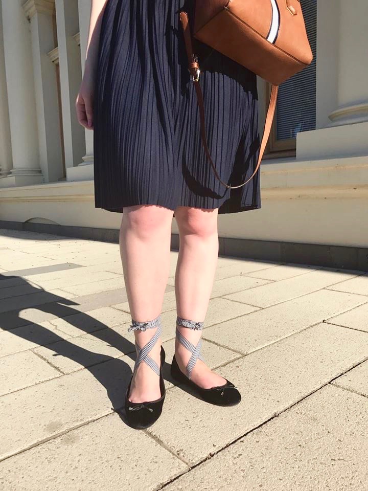 Ribbon Ballet Flats The Aussie Prep