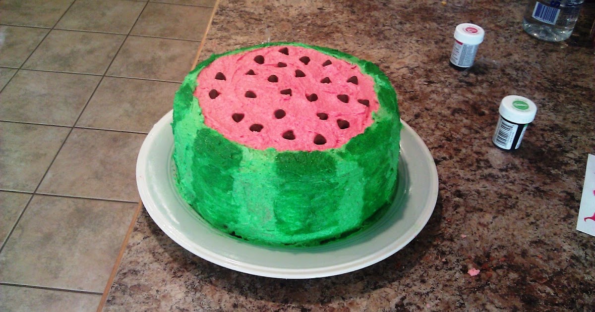 Flour and Oil: Watermelon Cake