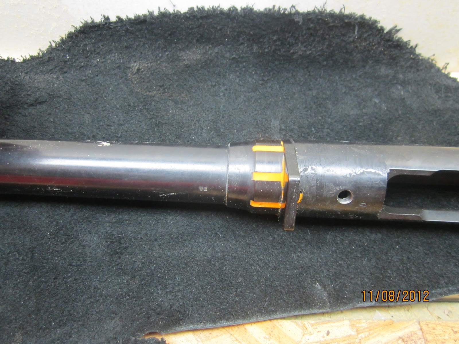 Shawn's New Varmint Rifle Blog First Glass Bedding Job