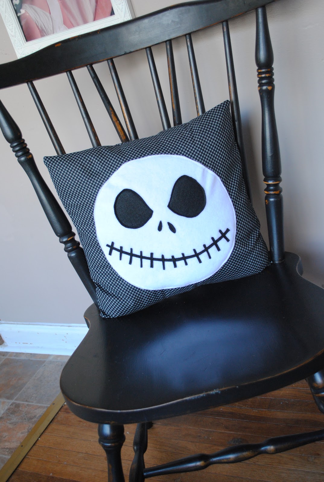 jack skellington plush pillow