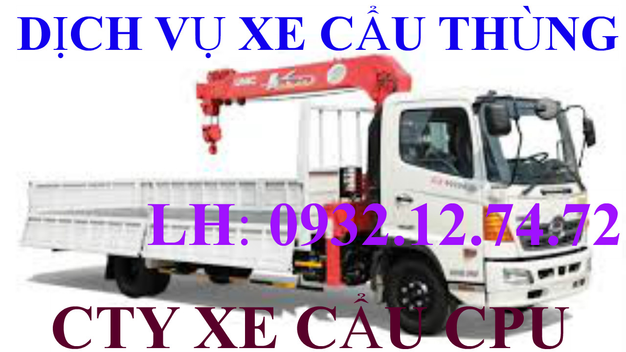 Dịch vụ xe cẩu thùng