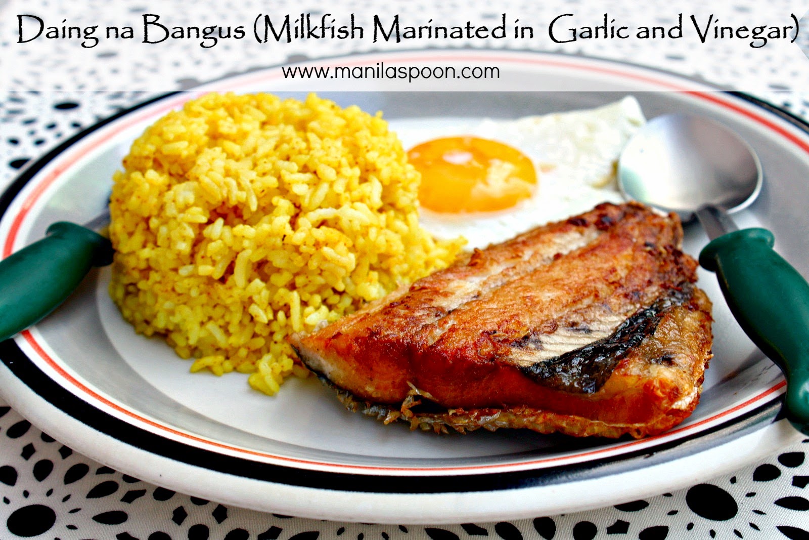 Daing na Bangus (Milkfish marinated in Vinegar and Garlic) Manila Spoon