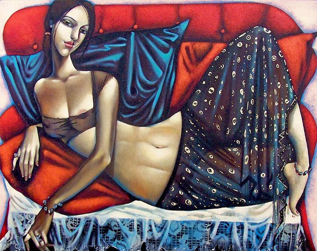 Ira Tsantekidou 1967 | Greek Art Déco painter