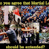 Are you in favor of Martial Law Extension? Here are 5 Beneficial Facts