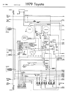 repair-manuals: Toyota Land Cruiser 1979 Wiring Diagrams