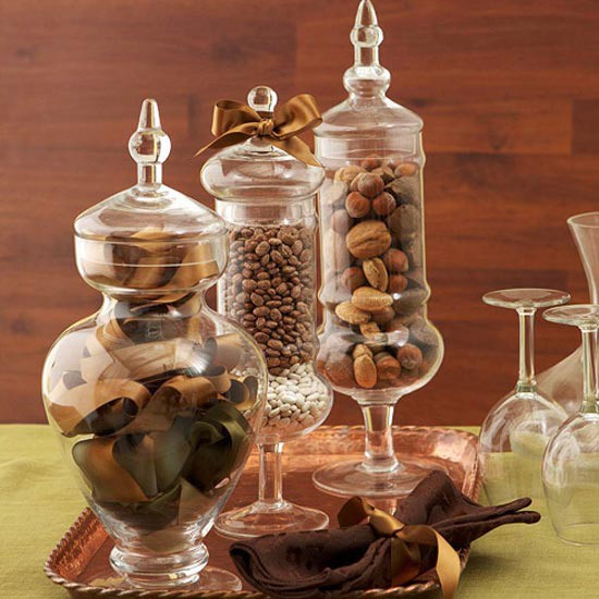 Simple Fall Apothecary Jars Idea - Frugal Living for Life