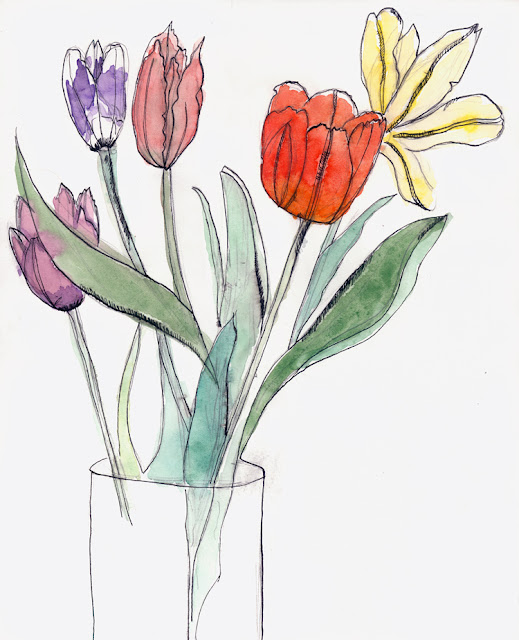 tulip doodle tulip doodle