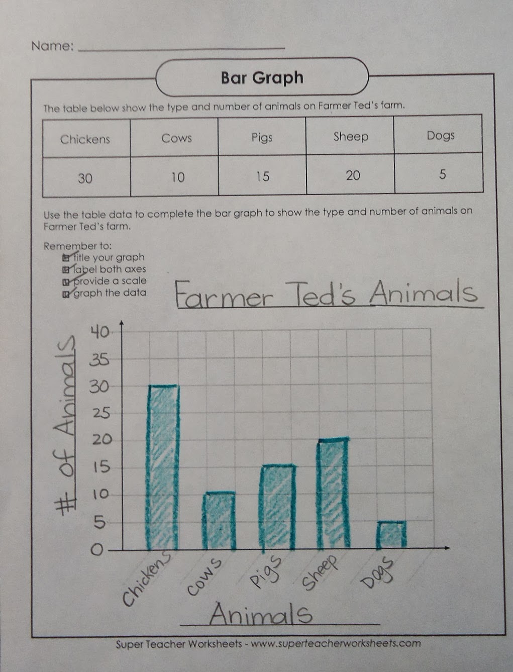 Graphing in 2nd Grade