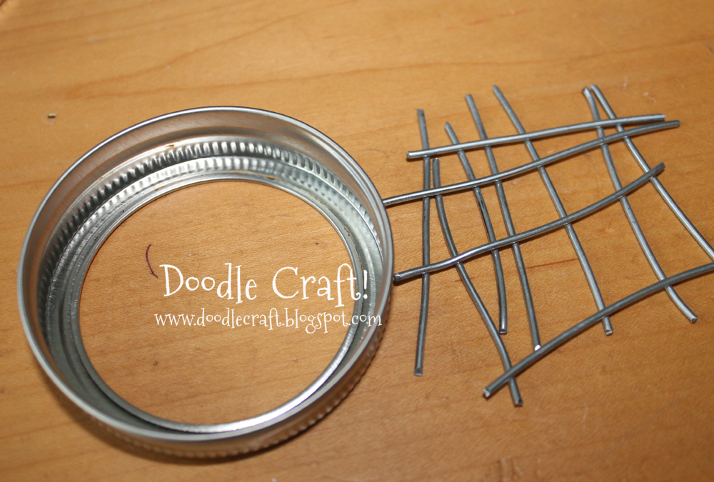 DIY Wire Frog Mason Jar Lids