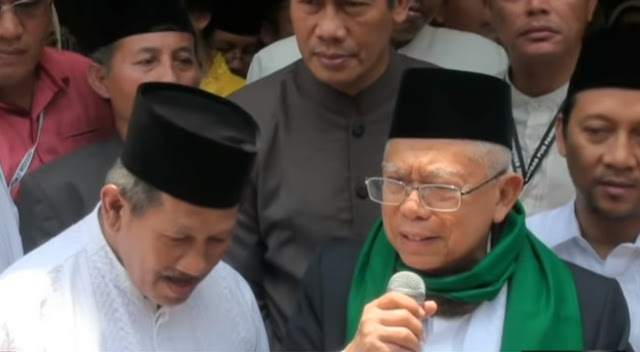 Maruf Amin: Mahfud MD Mengatakan Kita Sekarang Bersama-sama Dukung Jokowi Maruf Amin: Mahfud MD Mengatakan Kita Sekarang Bersama-sama Dukung Jokowi