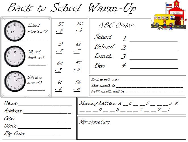 Empowered By THEM: Morning Warm-Ups (School & Fall)