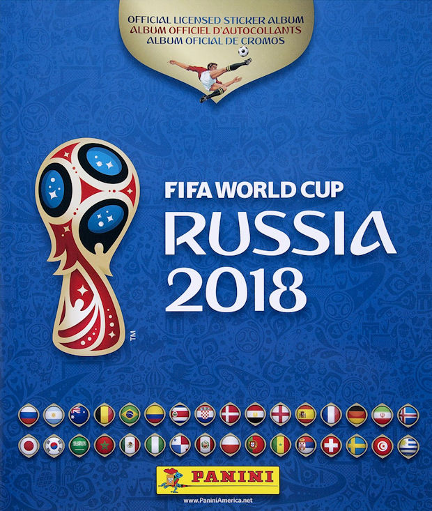Album Display Panini WM World Cup Russia 2018 Blister Sticker Album Display Panini WM World Cup Russia 2018 Blister Sticker