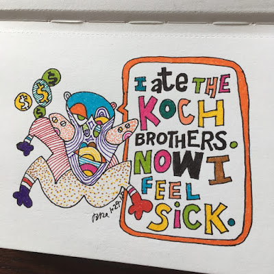 I ate the Koch Brothers. Now I feel sick.