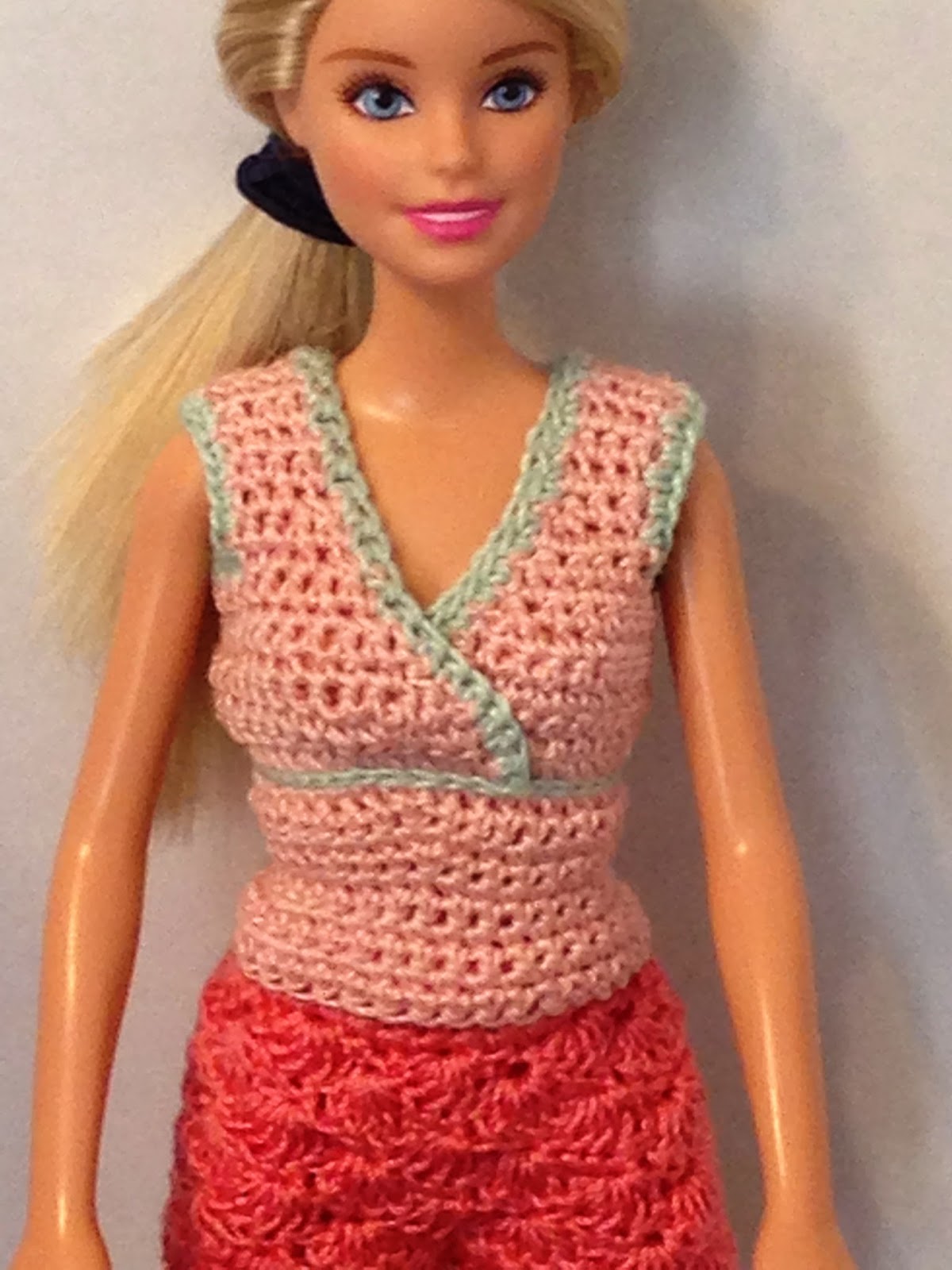 crochet barbie top
