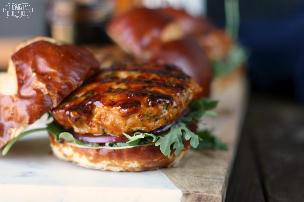Mahi Mahi Burgers Glazed with IPAHoisin Barbecue Sauce BeerMonth