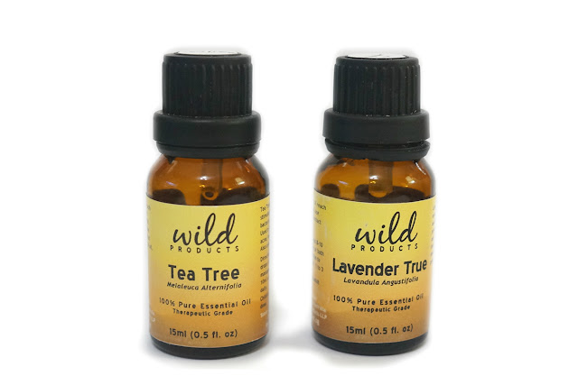 Wild Products Essential Oil | Lavender True (Lavandula Angustifolia) and Tea Tree (Melaleuca Alternifolia) 