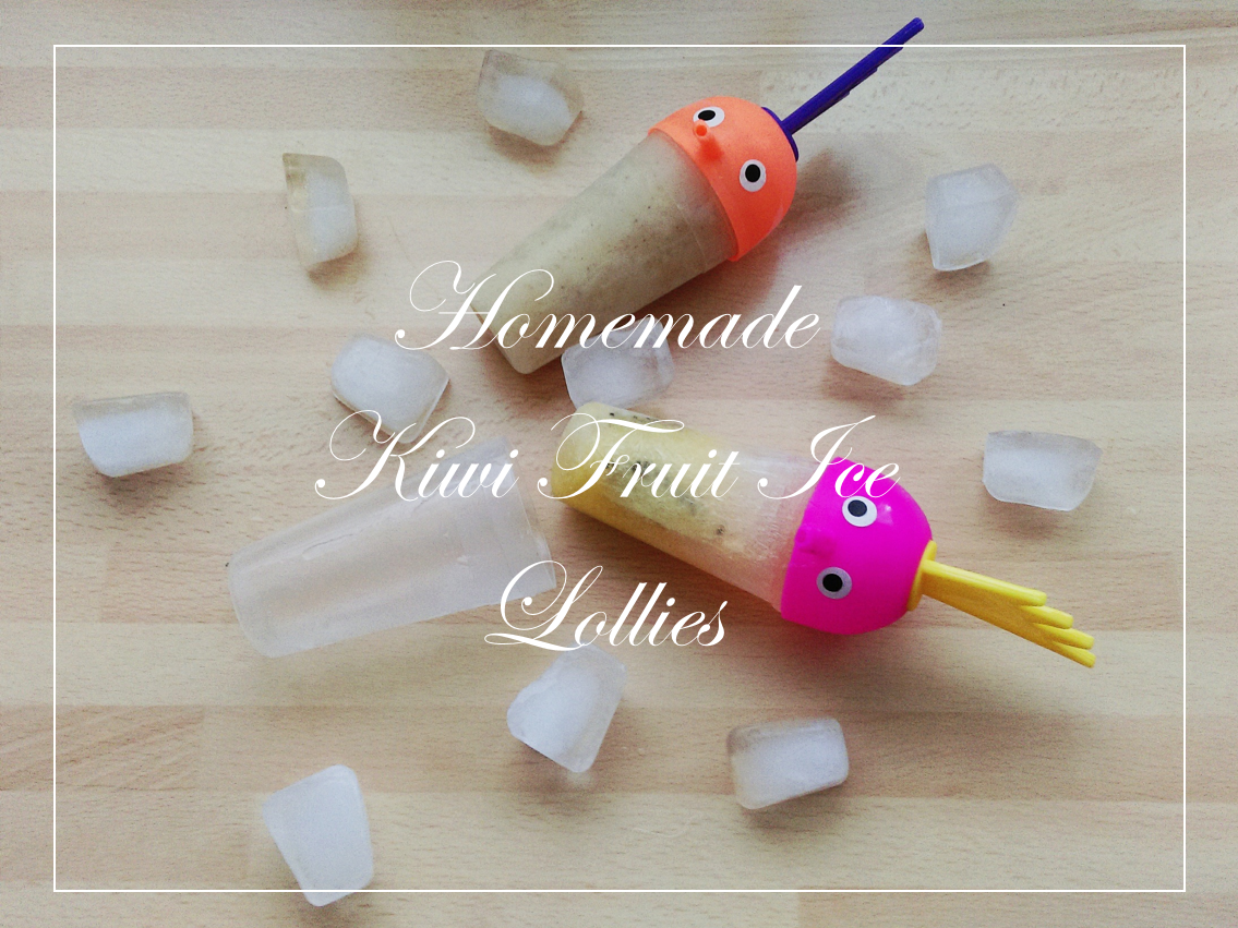 Homemade DIY Zespri Kiwifruit Ice Lollies