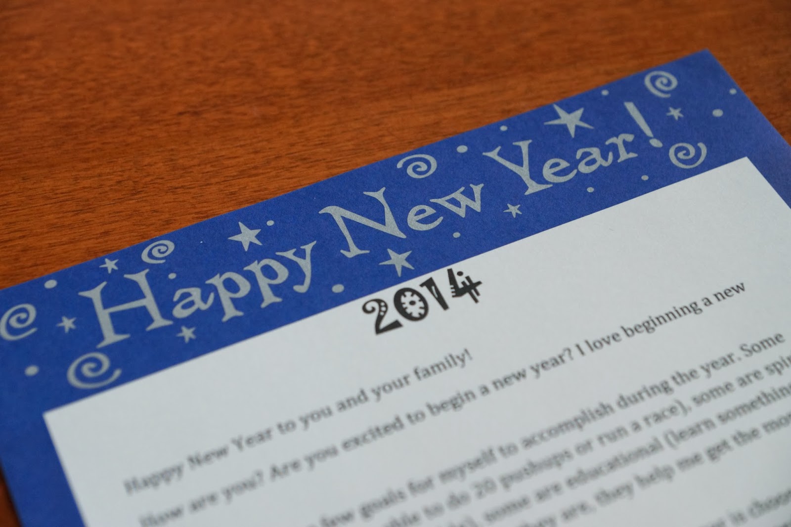 Compassion Family: What to Write ~ Happy New Year!