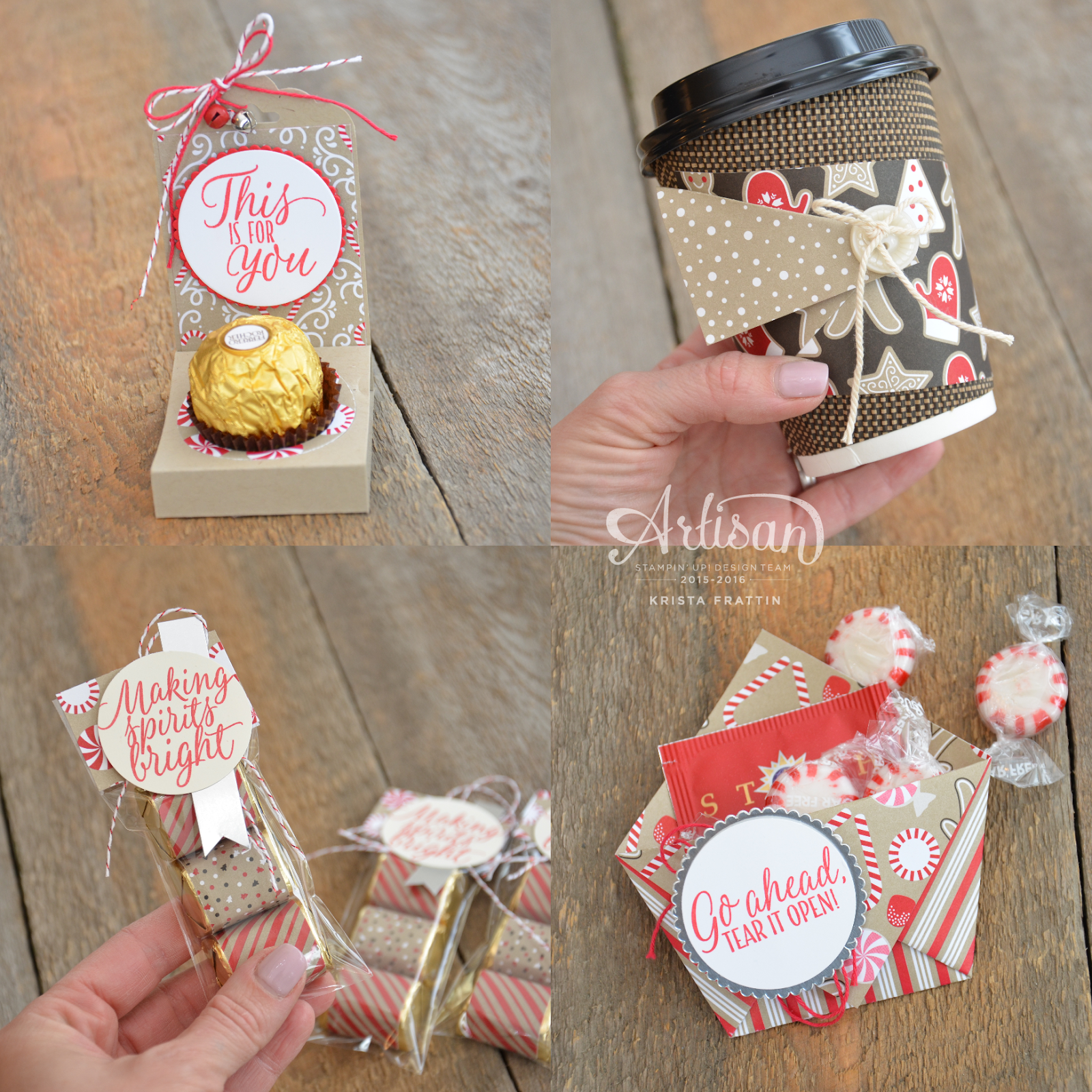 Stampin' Dolce Candy Cane Lane Party Decor Fancy Friday September Hop