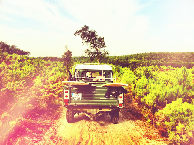 surfin estate blog surf culture lifestyle skateboard surfboard land rover defender 130 landes dano vincent lemanceau arthur nelli