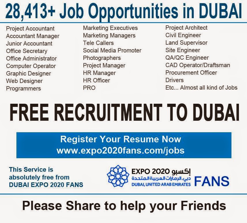Job opportunities in the Middle East: Job opportunities in Dubai