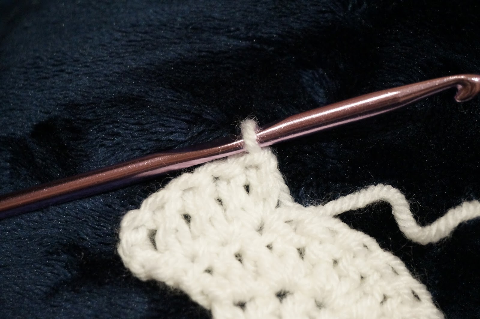 How to crochet half circle, written pattern