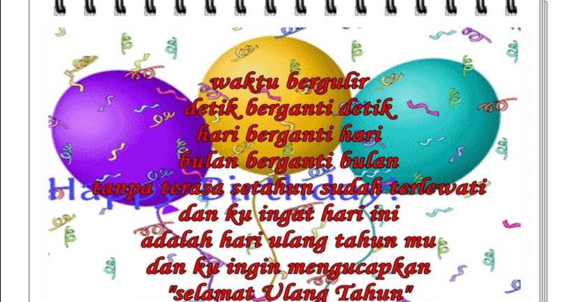 Kata Ucapan Balasan Selamat Ulang Tahun Terbaru 2015