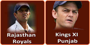 KXIP Vs RR is on 9 May 2013.
