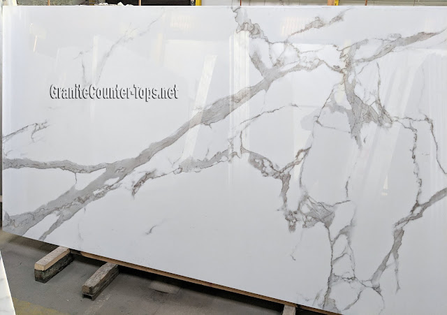 Calacatta porcelain countertops that looks like marble