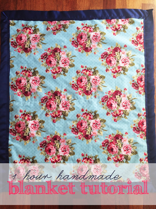 1 Hour Handmade Baby Blanket Tutorial Shan Made