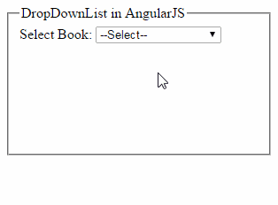 AngularJS: Bind DropDownList and get selected value and text