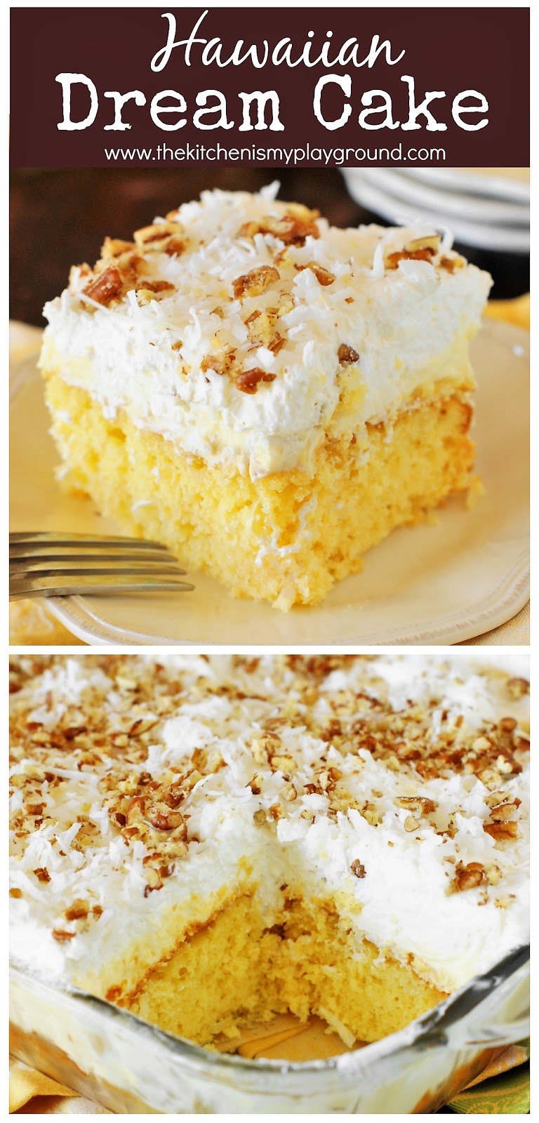 my kitchen world tour Hawaiian Dream Cake