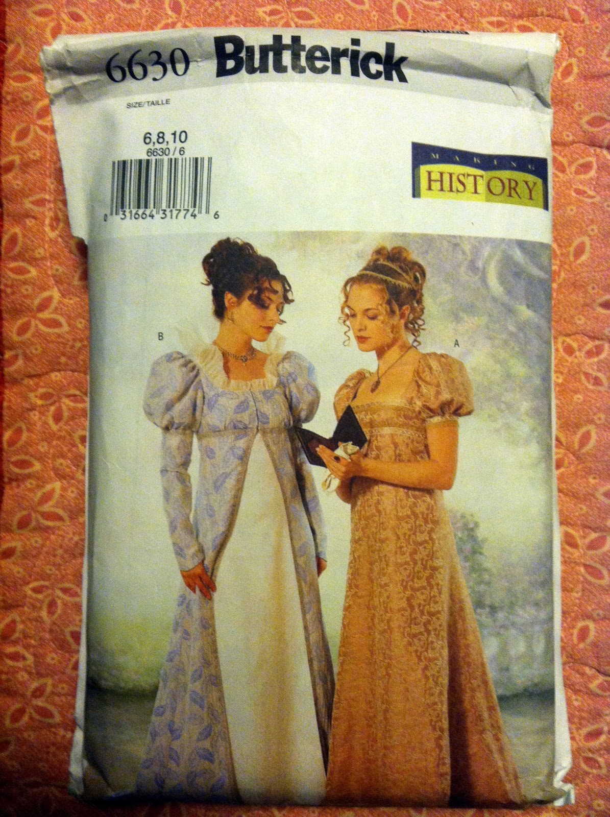 Quilting Together: Jane Austen Dress