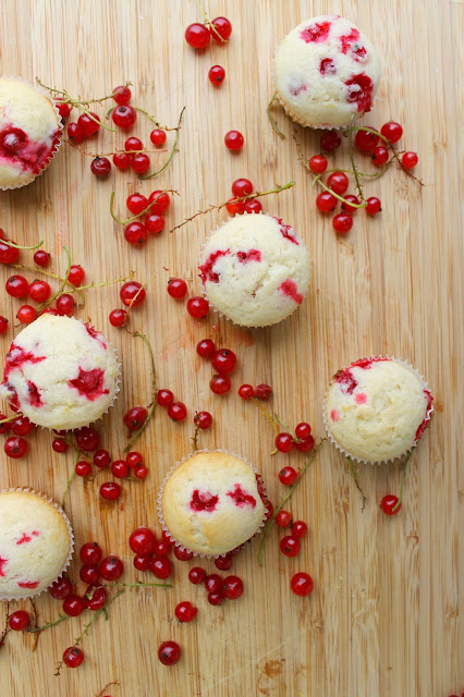super easy recipe for currant + lemon muffins. could sub the currants for blueberries or cranberries!
