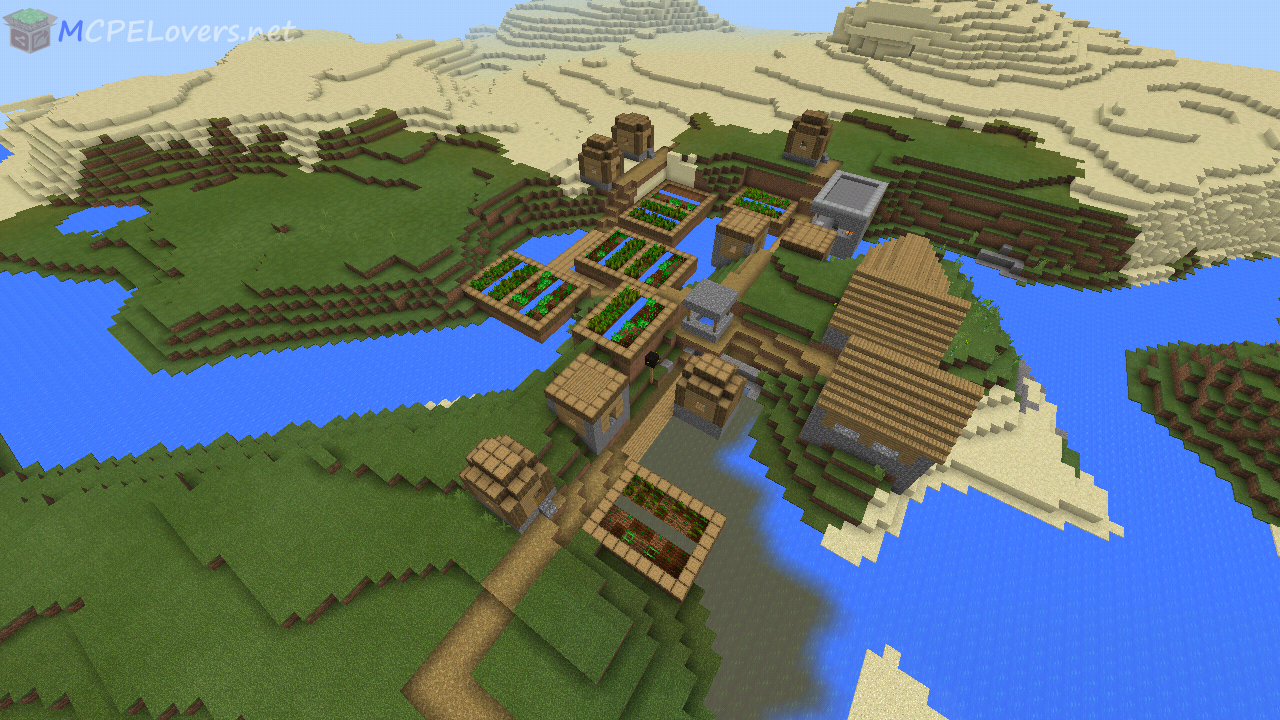 A Village at Spawn + Savannah Village A Village at Spawn + Savannah Village