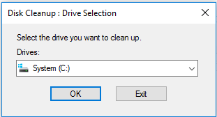 Drive Selection Drive Selection
