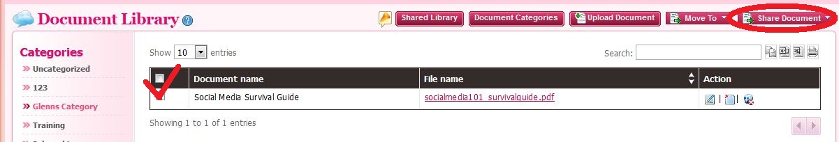 Shared Document Library