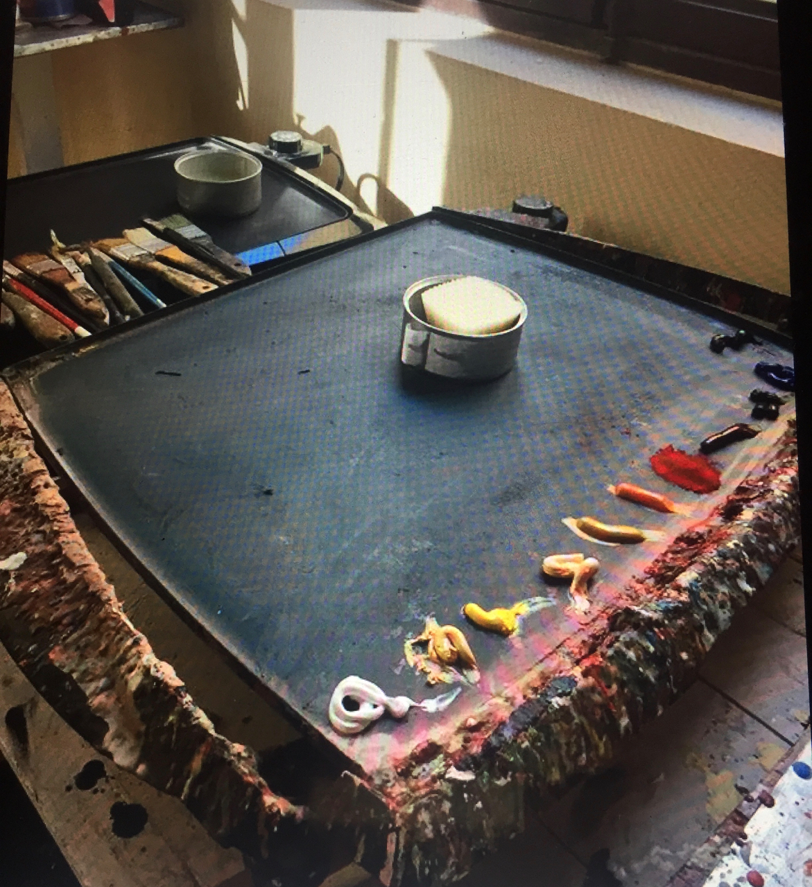 60 Years of Making Art My Encaustic Palettes