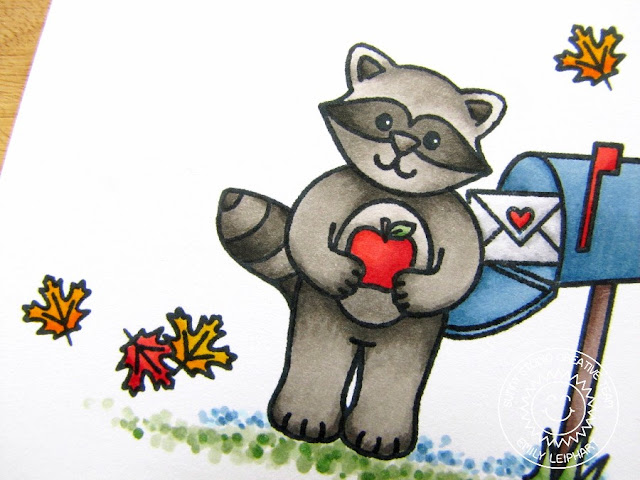 Sunny Studio Stamps:  Woodsy Creatures & Sending My Love Fall Card by Emily Leiphart