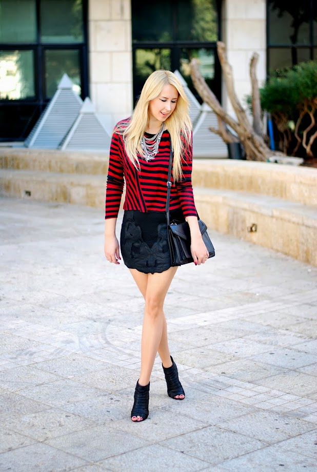 Red stripes - Fashion addict