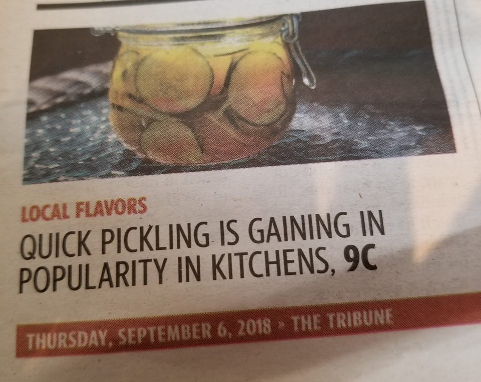 Quick Pickle Kit Quick pickles Simple process makes for delicious eating