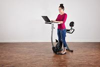 Stamina Wirk Ride, standing position with adjustable desktop height 40"-44.5"