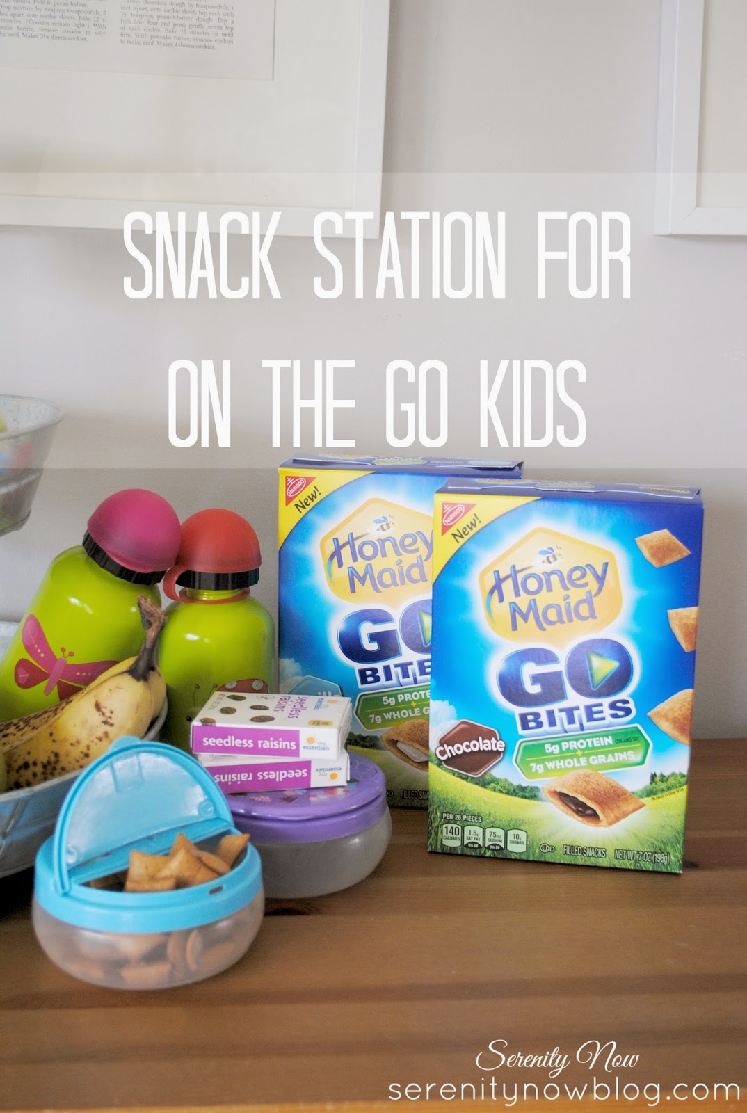 Setting Up a Snack Station for Busy "On the Go" Days, from Serenity Now